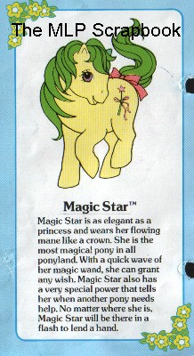 Magic Star: Fact File Entry