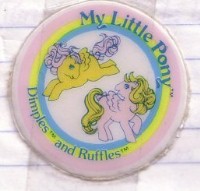 Dimples and Ruffles Sticker