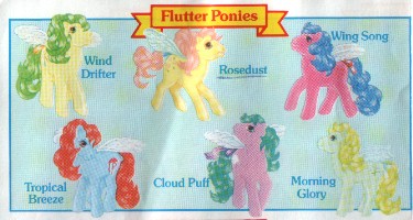 Flutter Ponies Second Set (UK Insert 87)