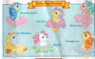 Pretty and Pearly Baby Sea Ponies: UK Issue