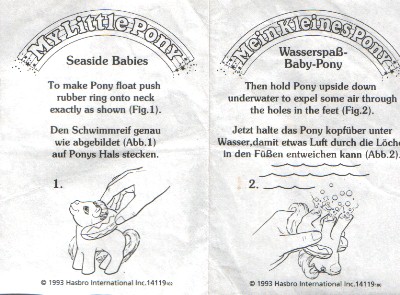 Seaside Baby Instructions