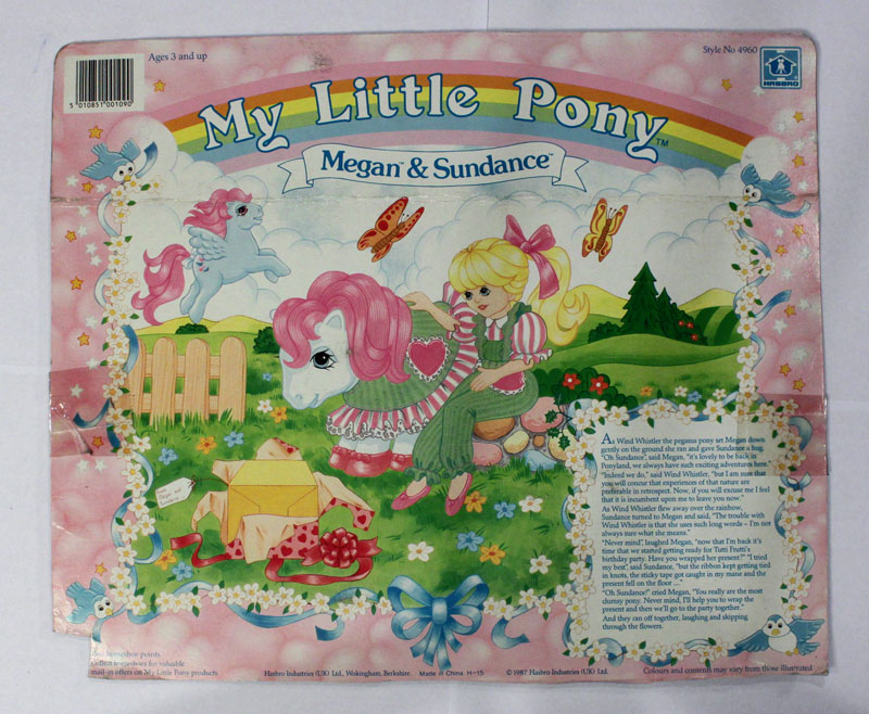 Megan and
              Sundance box, 1987