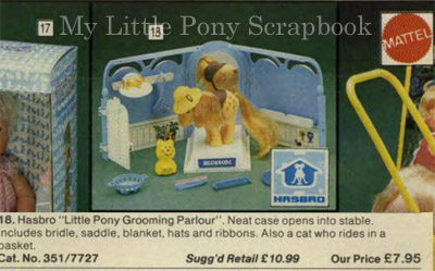 The Grooming
        Parlour from Argos Catalogue