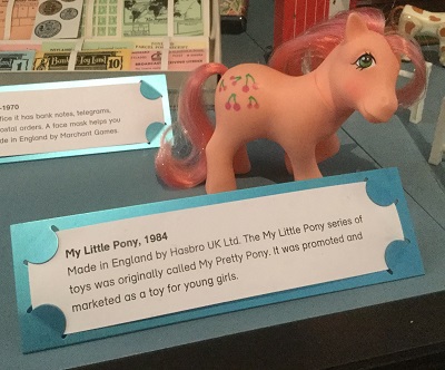 Pony in museum display