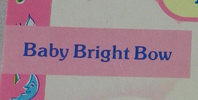Baby Bright Bow's Name