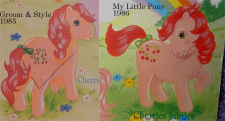 Comparing
          backcard art