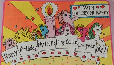 The Six Baby Ponies on the
          Comic