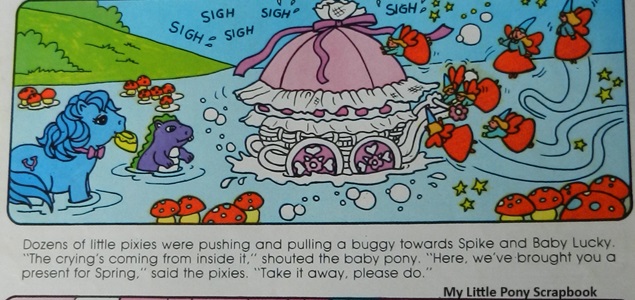 Baby Cuddles the Gift