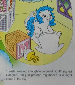 Dangles in the comic