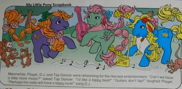 Player and friends
              perform