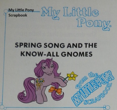 From the My Little Pony
          Scrapbook