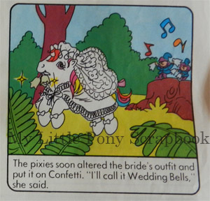 Confetti names the
              outfit