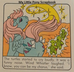 Wind whistler in the
            comic