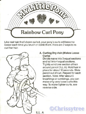 Curling Rainbow Curl Hair