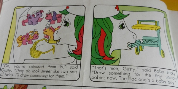 Drawing the Newborn Twins
              into life