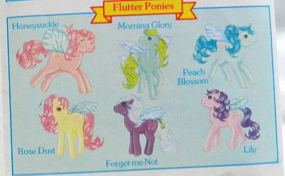 Flutter Ponies Set 1
