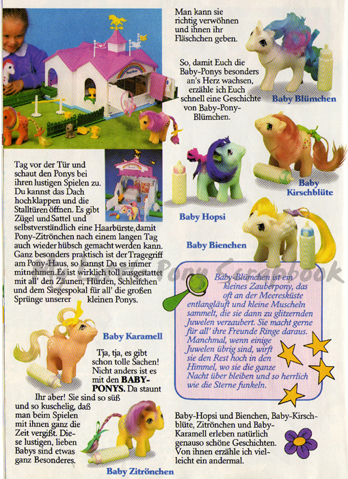 Movie Star Pony set,
        1987 insert