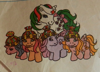 Gusty and Newborn Twins
              in comic