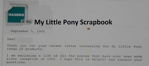 Hasbro UK list, 1995