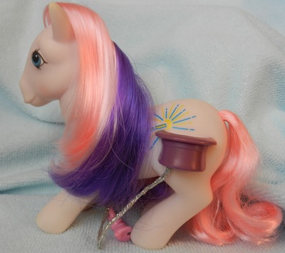 Hopping Pocket with
              Fading Pink mane and tail