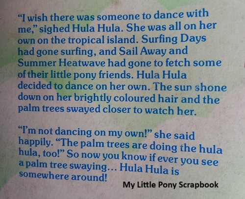 Hula Hula -
                Backcard story (UK)