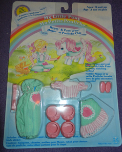 Doll and pony wear sealed in package