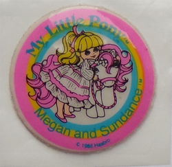 Megan and Sundance's
          Sticker, UK