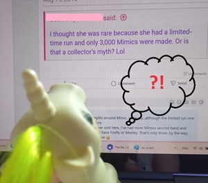 Confused
          mimic reads a myth about herself