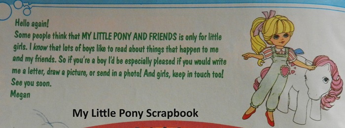 My Little Pony is for
          boys too.