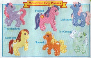 Mountain Boy Ponies - UK
          insert 1987