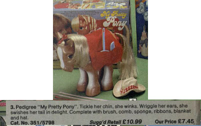 My Pretty Pony from
        Argos Catalogue