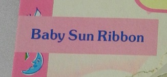 Baby Sun Ribbon's name
              format
