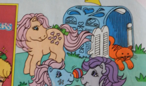 ponies at the
          grooming parlour