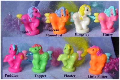 Petite
          Ponies from Playsets