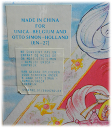 Benelux Import Label