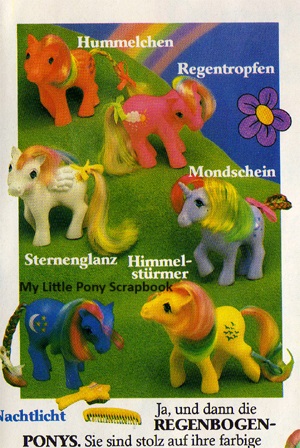 Regenbogen-Ponys