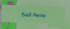 Sail Away Name Card