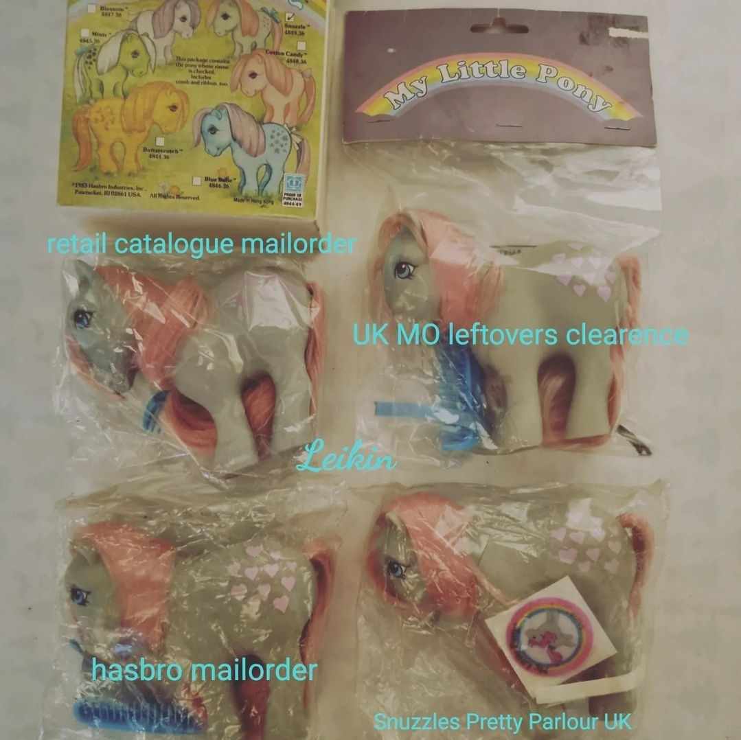 A range of snuzzles
                  from different releases