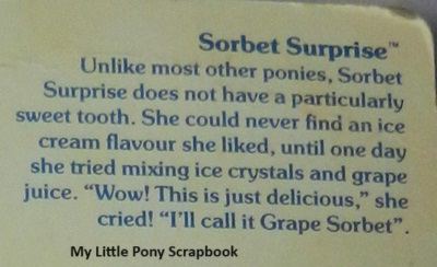 Sorbet Surprise's
          Story, UK