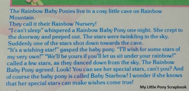 Baby Starbow's Backcard
          Story