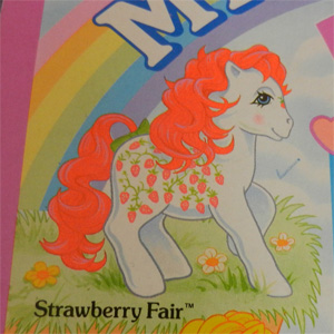 Strawberry Fair on her
          card