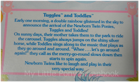 Tuggles and
              Toddles Story