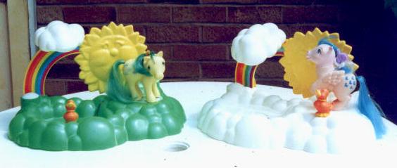 The White and Green
        Waterfalls